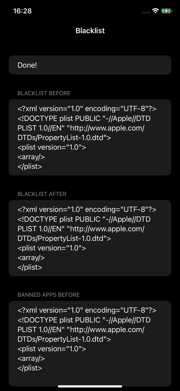 Blacklist App