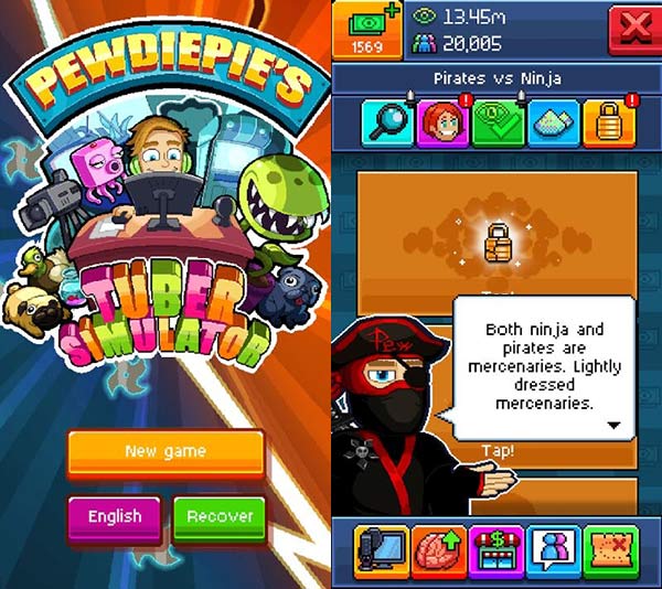 PewDiePie Tuber Simulator Mod Apk