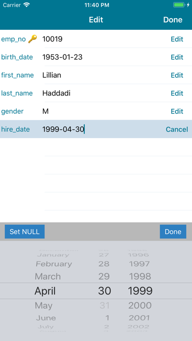 MySQL Mobile Client