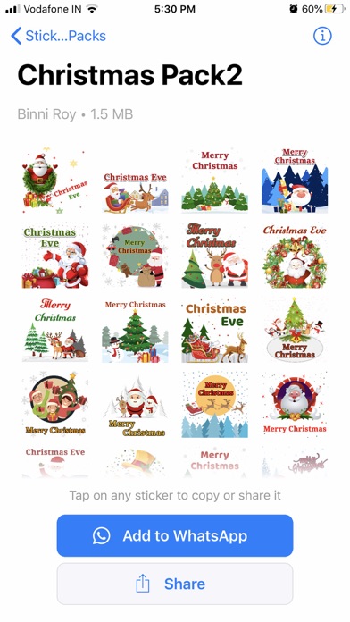 Christmas Stickers -WAStickers