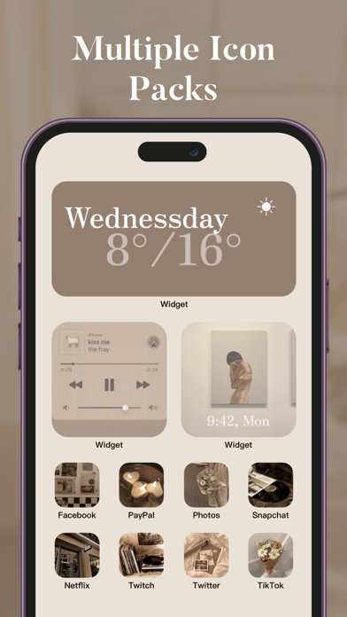 Color Themes: Wallpaper widget