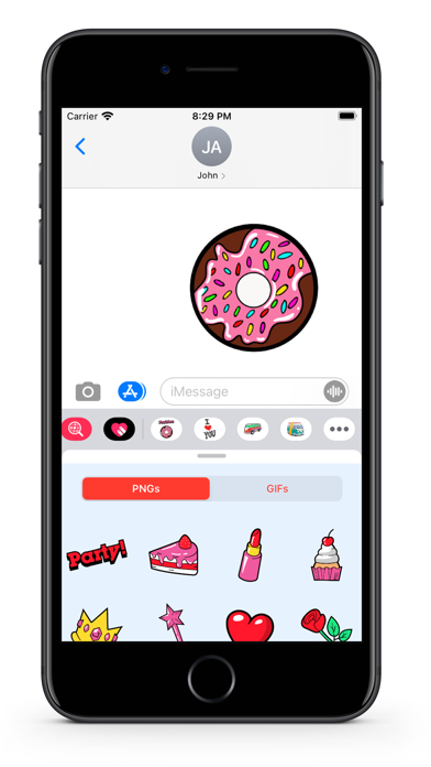 Fashion Donut - GIFs Stickers