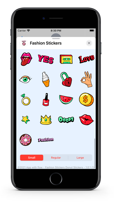 Fashion Donut - GIFs Stickers