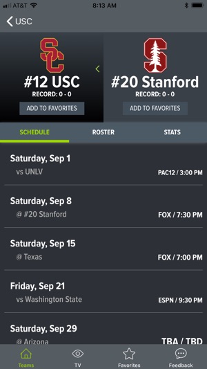 College Football App