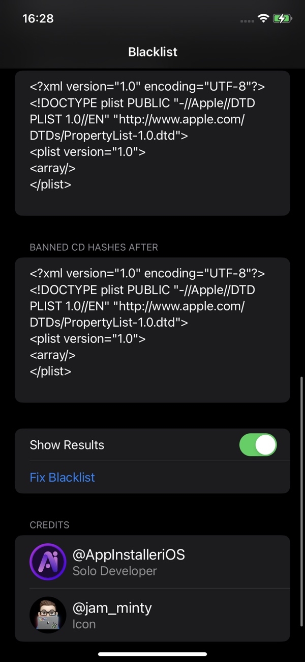 Blacklist App