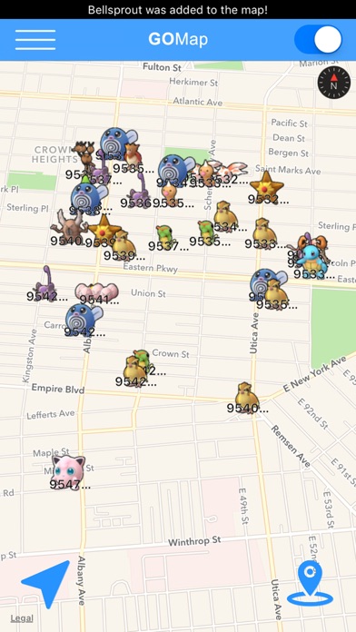 Live Radar - Maps and Notification for Pokémon GO