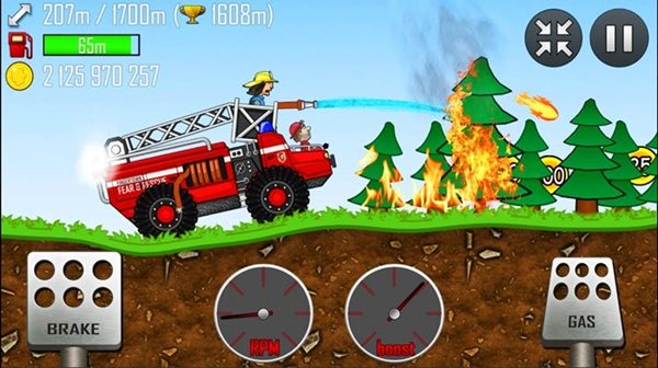 a truck in Hill Climb Racing