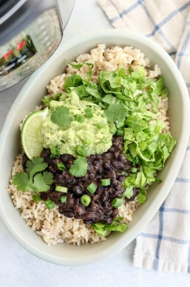 vegan chipotle burrito bowl