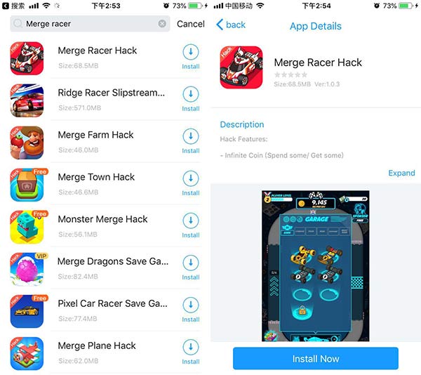 Download Merge Racer Hack on Panda Helper