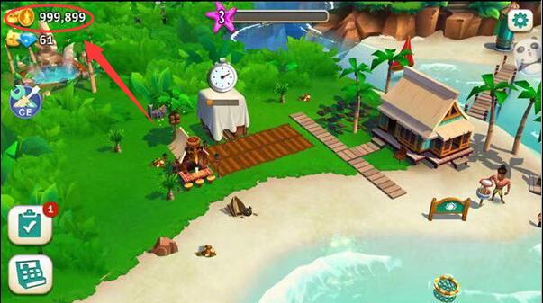 FarmVille Tropic Escape with Cheat Engine 8