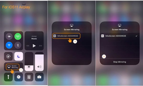 iPhone Screen Mirroring Setting