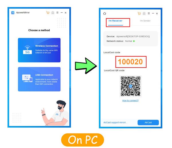 ApowerMirror Mobile Screen to PC