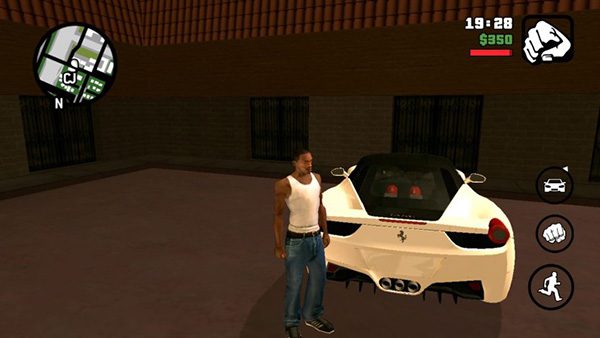 GTA SA Mod with car logo