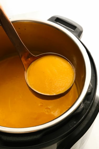 butternut squash soup in Instant Pot