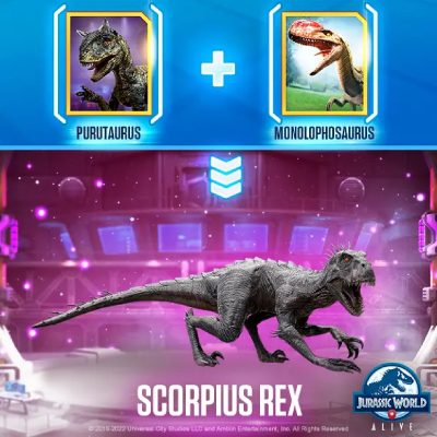 Jurassic World Alive hybrids