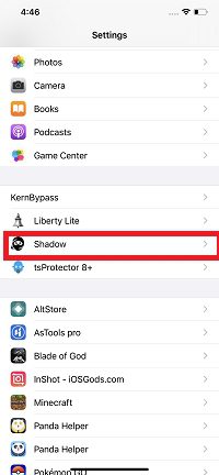 Shadow Tweak