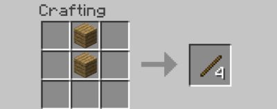 Stick Minecraft Crafting Guide