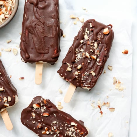 vegan chocolate ice cream bars