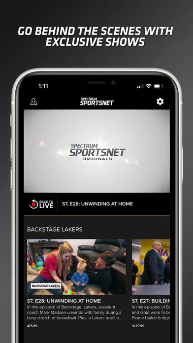 Spectrum SportsNet: Live Games